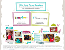 Tablet Screenshot of bangdrum.co.uk